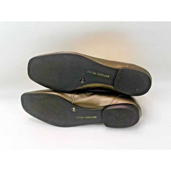 Antonio Melani Womens Bronze Alligator Print Loafers/Flats Size 6.5 M - Picture 6 of 8